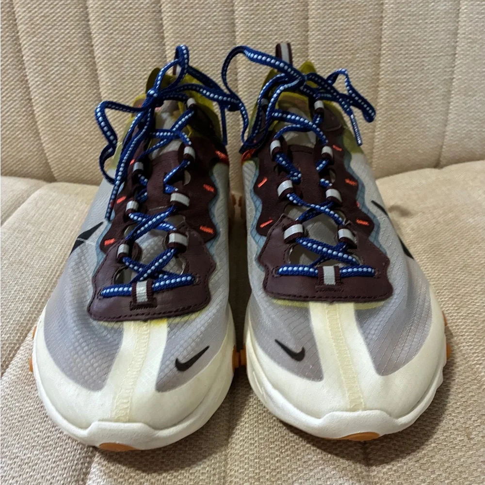 Nike Athletic Shoes - Olive, Blue, and Orange - Picture 5 of 9